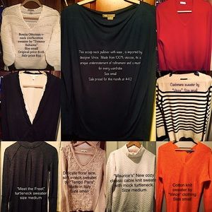 Designer and store styles for sale Prices $15-$55